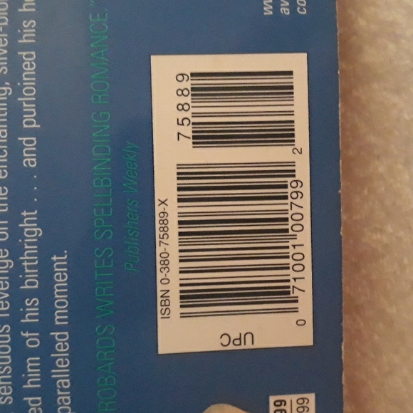 Vintage 1991 Karen Robards paperback book Green Eyes - Picture 3 of 4